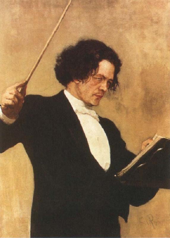 Ilya Repin Portrait of Anton Rubinstein